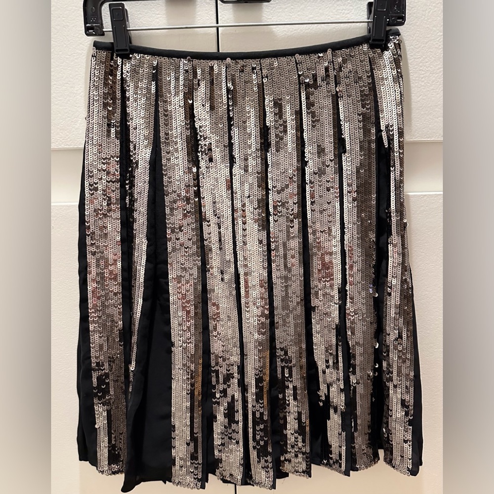 Ann Taylor Holiday Party Ready Sparkly Sequins Skirt